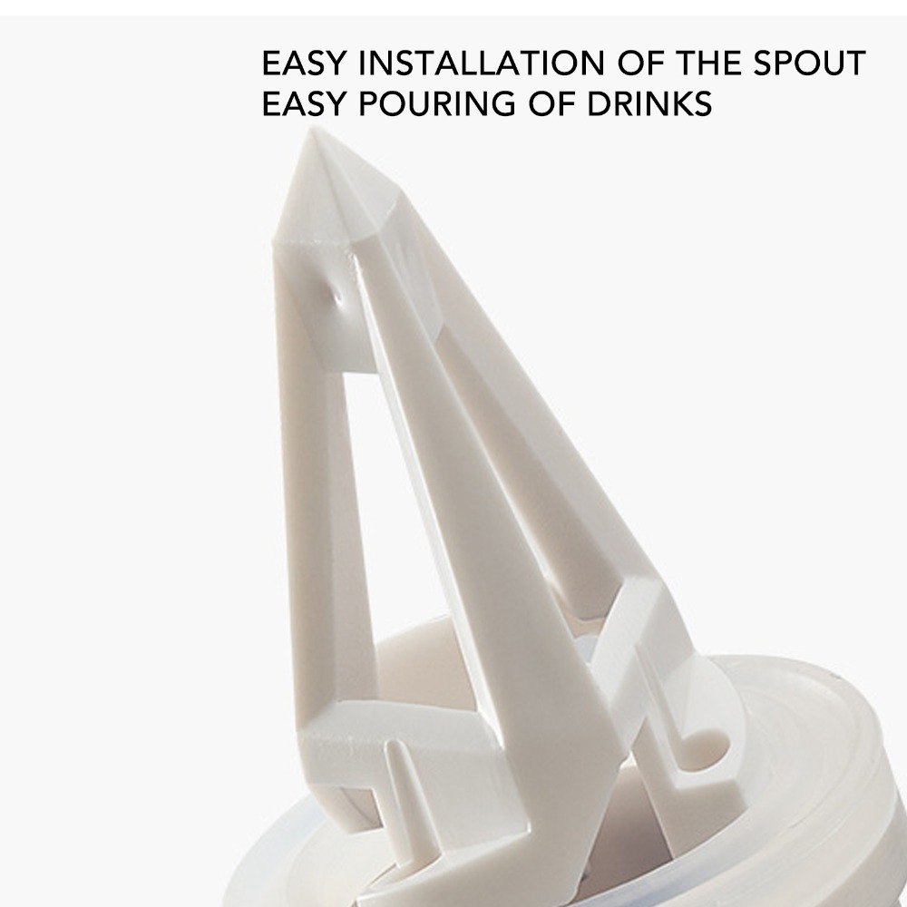 Reusable Bottle - 2 adet yeniden kullanılabilir ergonomik tasarım