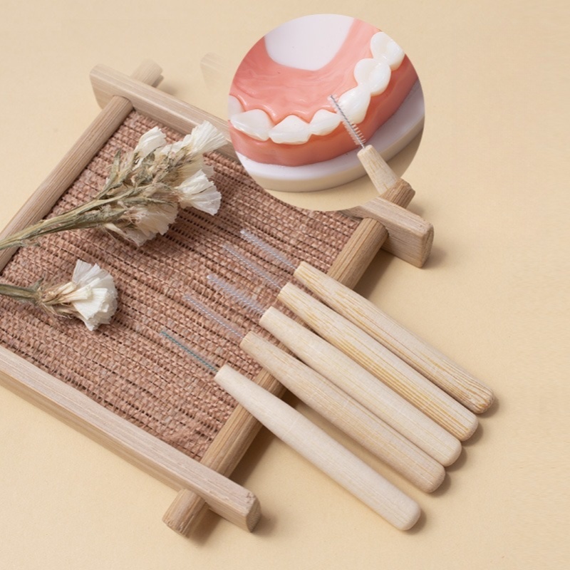Bamboo Toothbrush - 2 adet bambu diş arası fırçalama