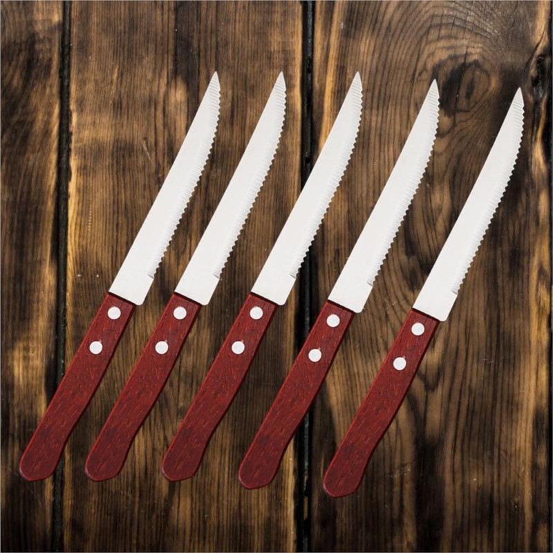 Bamboo Cutlery - 1-20 Adet Paslanmaz Çelik biftek bıçağı