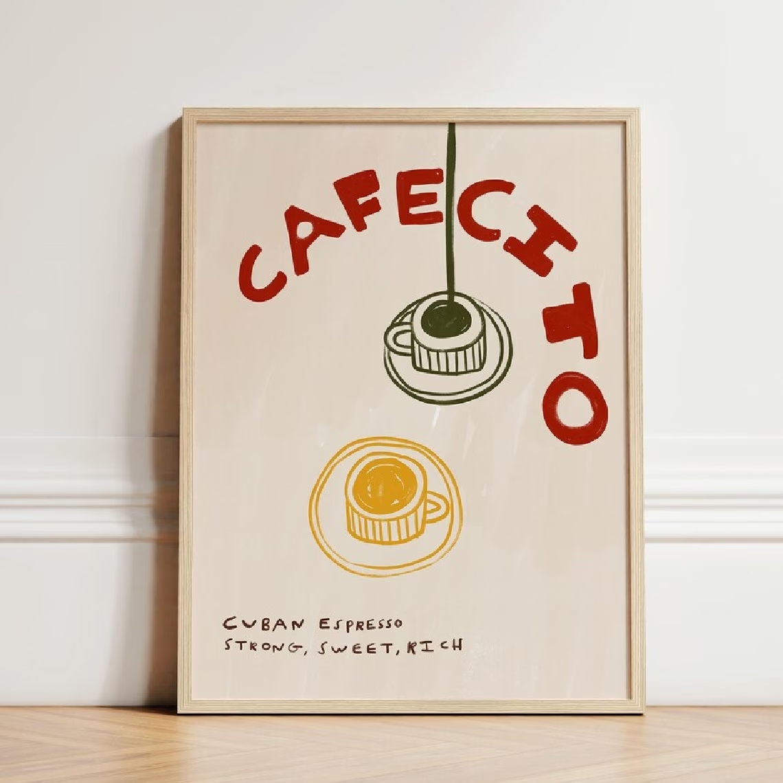 Sustainable Living Guide - Retro Küba Espresso Kılavuzu Cafecito İfadesi