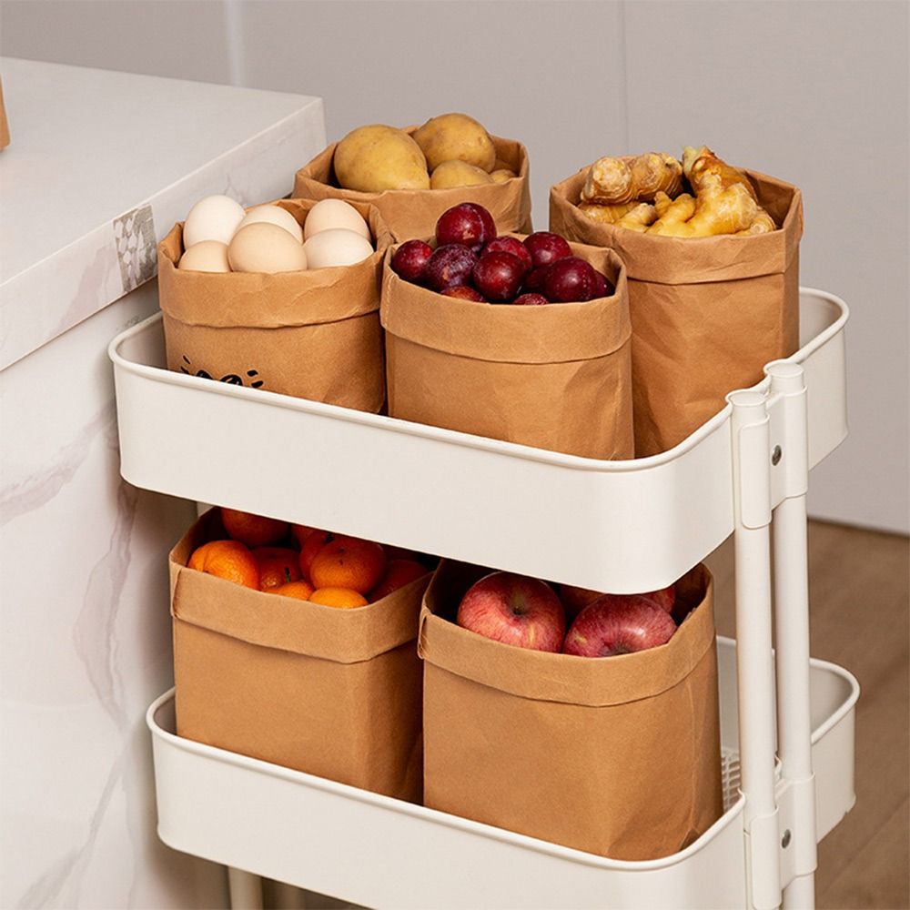 Reusable Bag - Yüksek Kaliteli Yeniden Kullanılabilir Kraft Kağıt