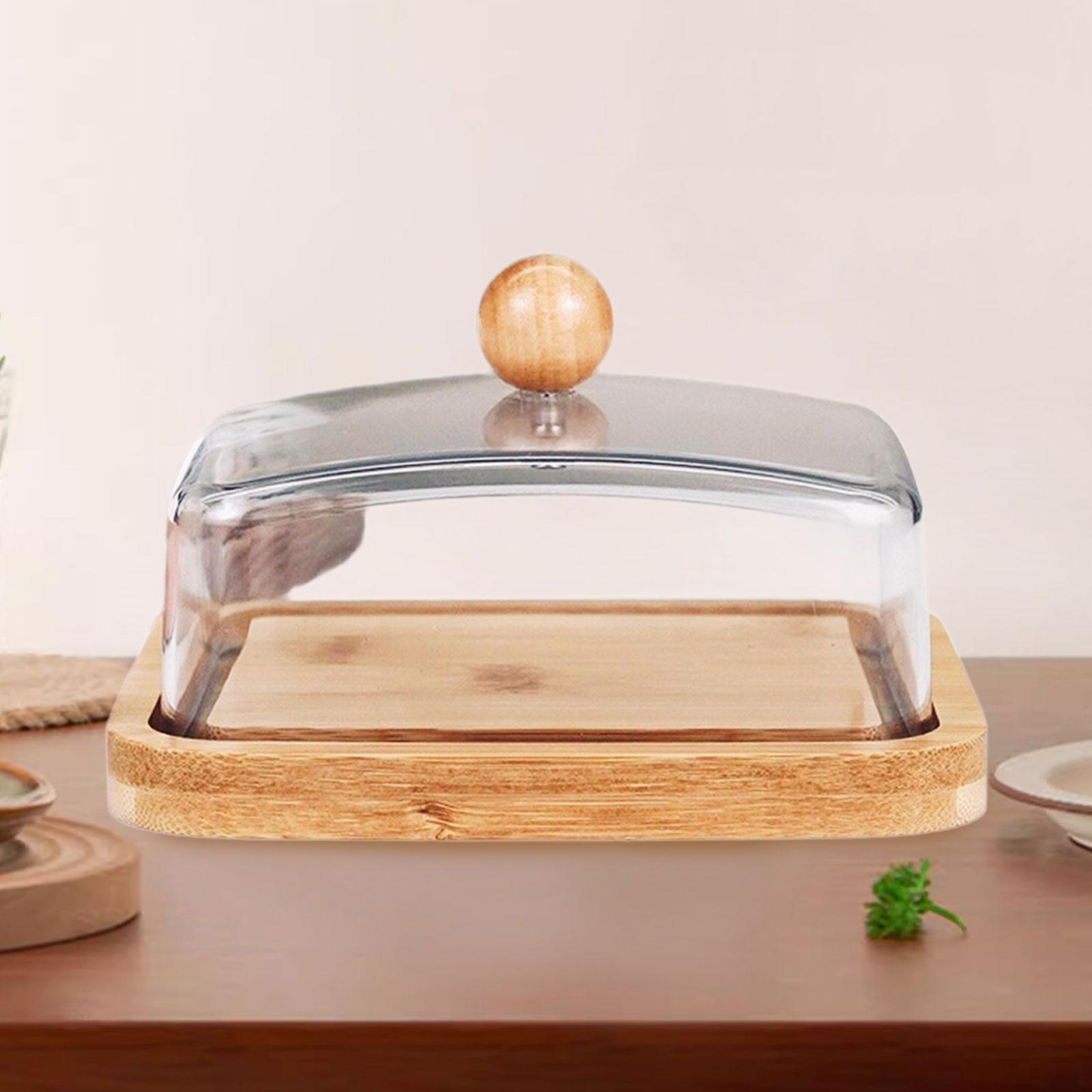 Bamboo Cutlery - Bambu Tereyağı Kabı Kapaklı Büfe Buzdolabı