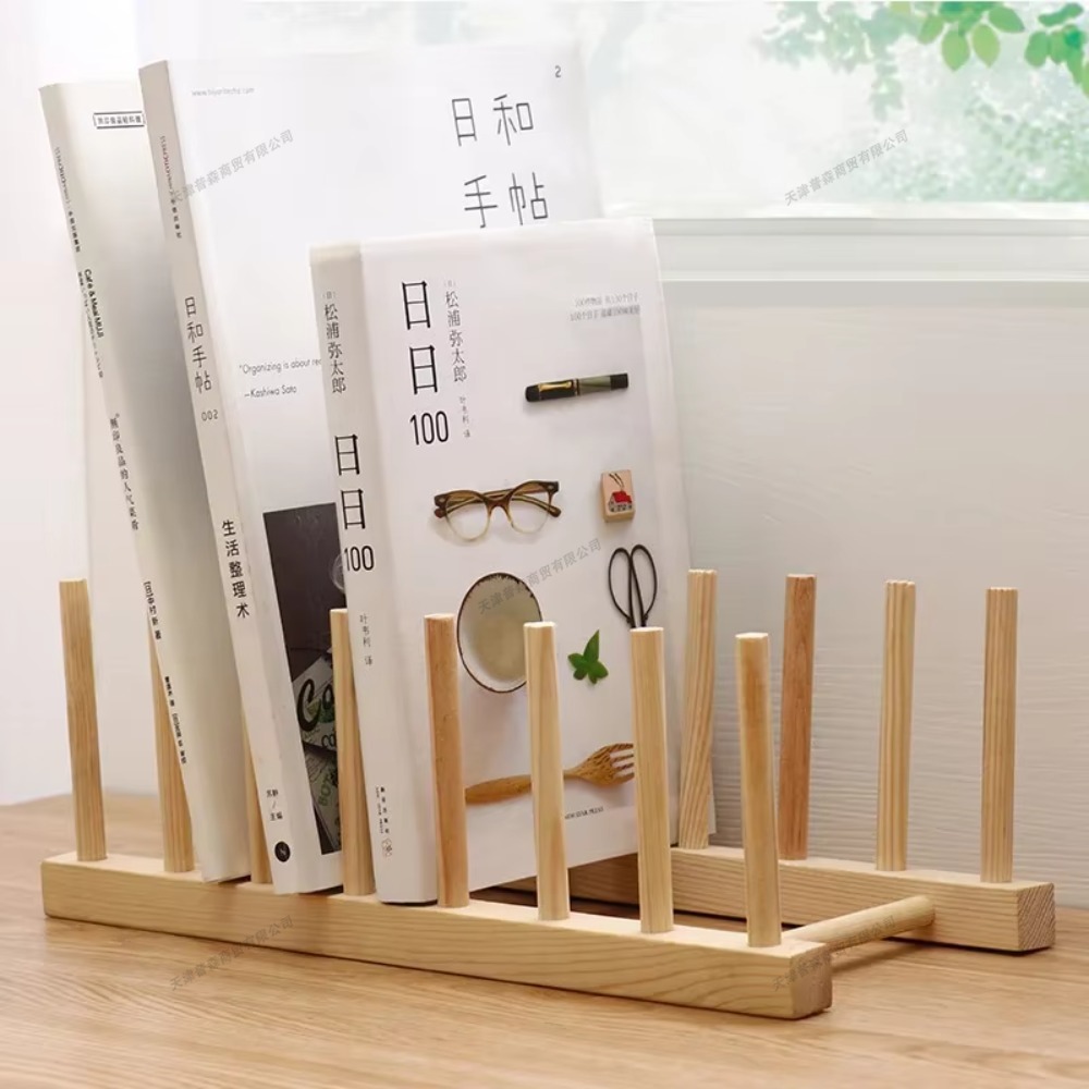 Bamboo Cutlery - Kendin Yap Bambu Süzgeçli Raf Ahşap