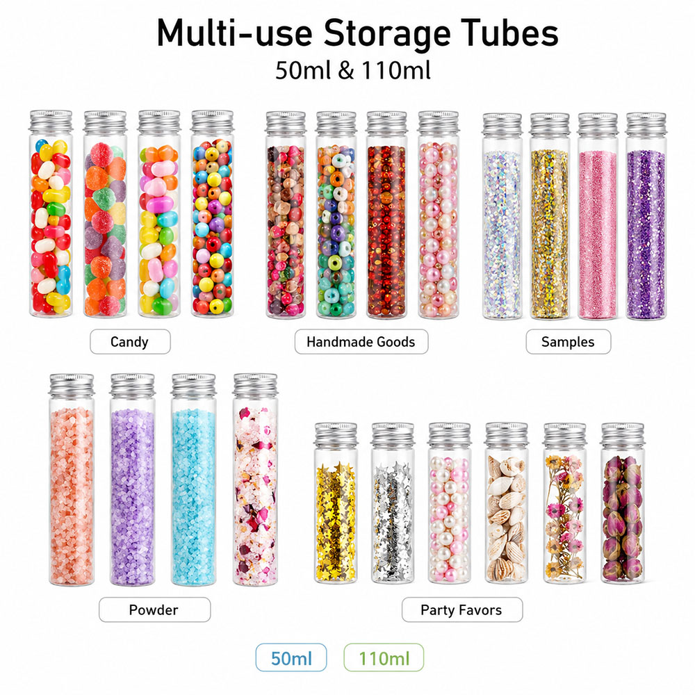 20 adet 50ml/100ml şeffaf düz  - Reusable Bottle incelemesi ve fiyatı
