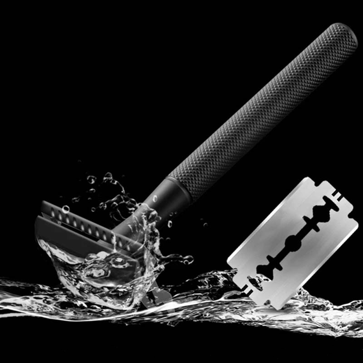 Siyah Ağırlıklı Saplı Erkekler - Safety Razor Handle incelemesi ve fiyatı
