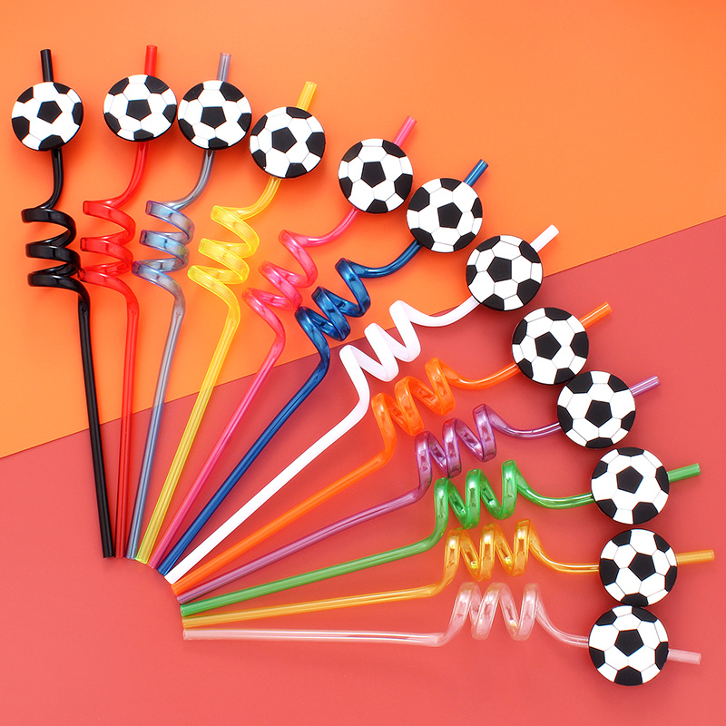 12 adet Futbol Temalı Pipetler - Reusable Straw incelemesi ve fiyatı