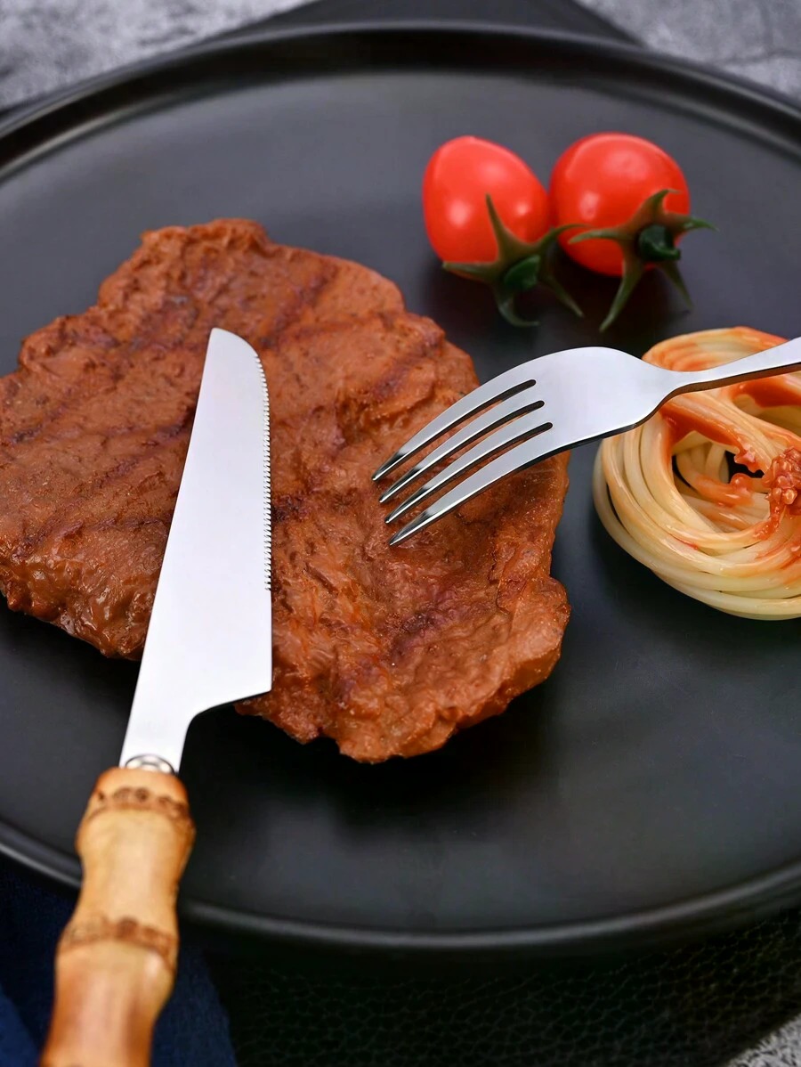 30 parçalı paslanmaz çelik çat - Bamboo Cutlery incelemesi ve fiyatı