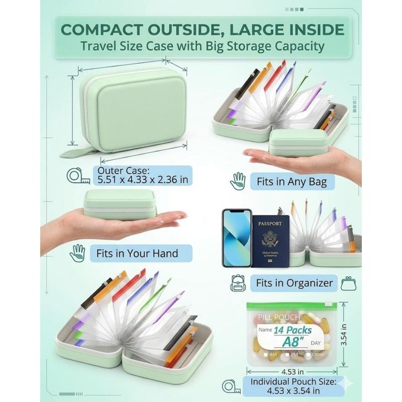 7/14'ü Bir Arada Haftalık Hap  - Reusable Bag incelemesi ve fiyatı