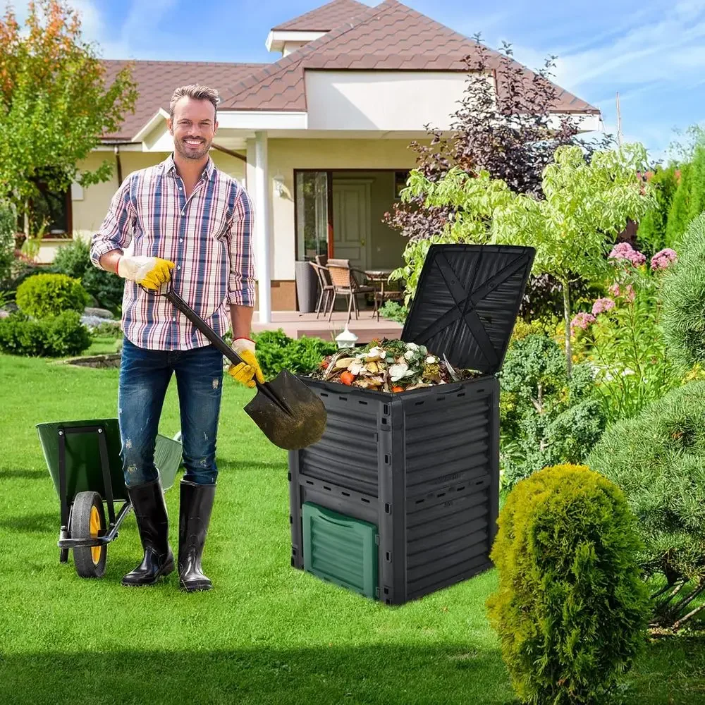 80 Galonluk Kapaklı ve Alt Kap - Compost Bin incelemesi ve fiyatı