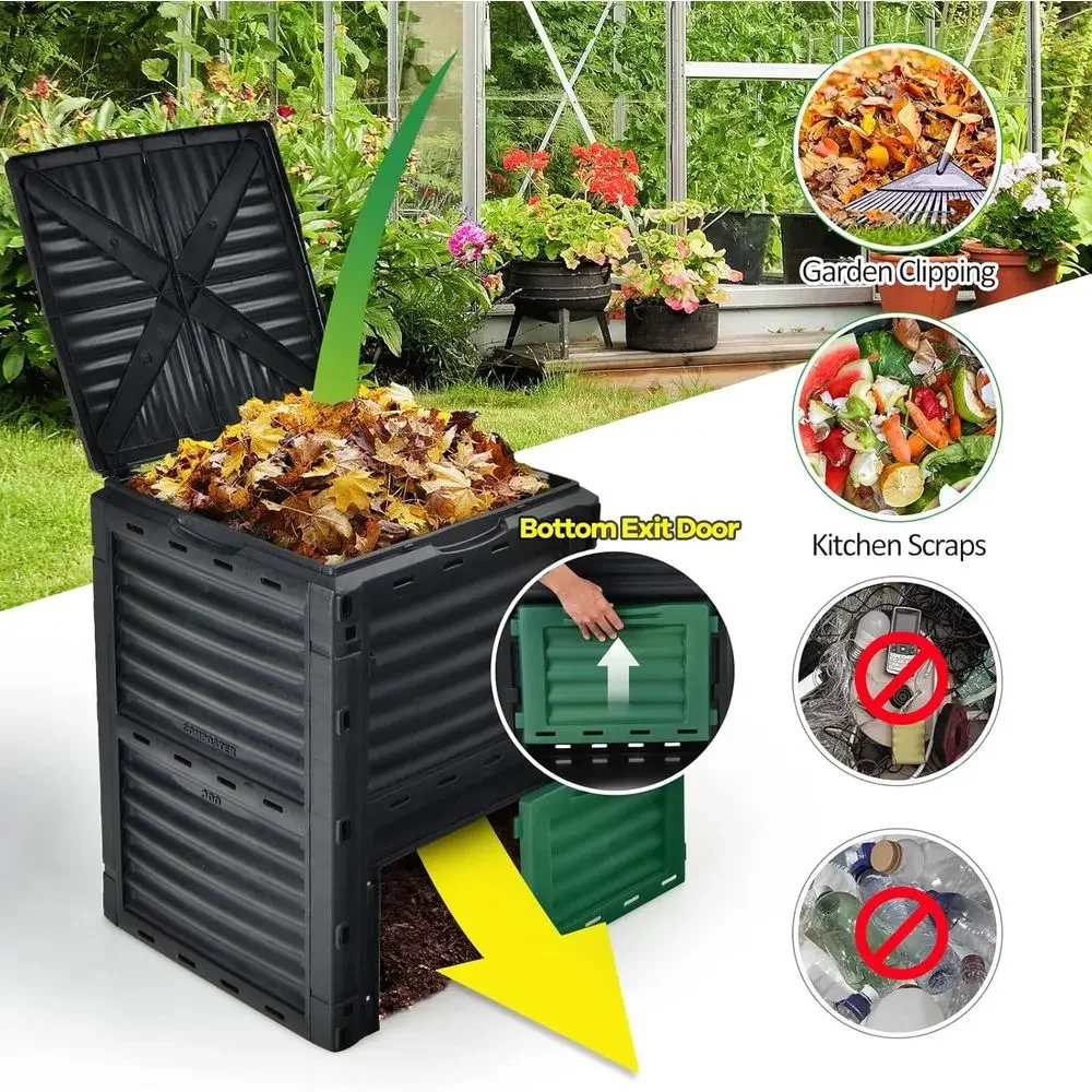 80 Galonluk Kapaklı ve Alt Kap - Compost Bin incelemesi ve fiyatı