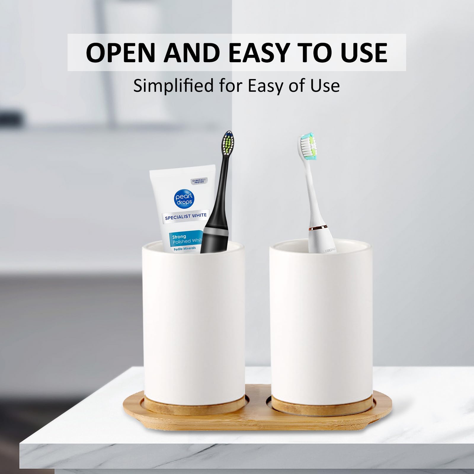 Seramik Banyo Seti İnce Cerami - Bamboo Toothbrush incelemesi ve fiyatı