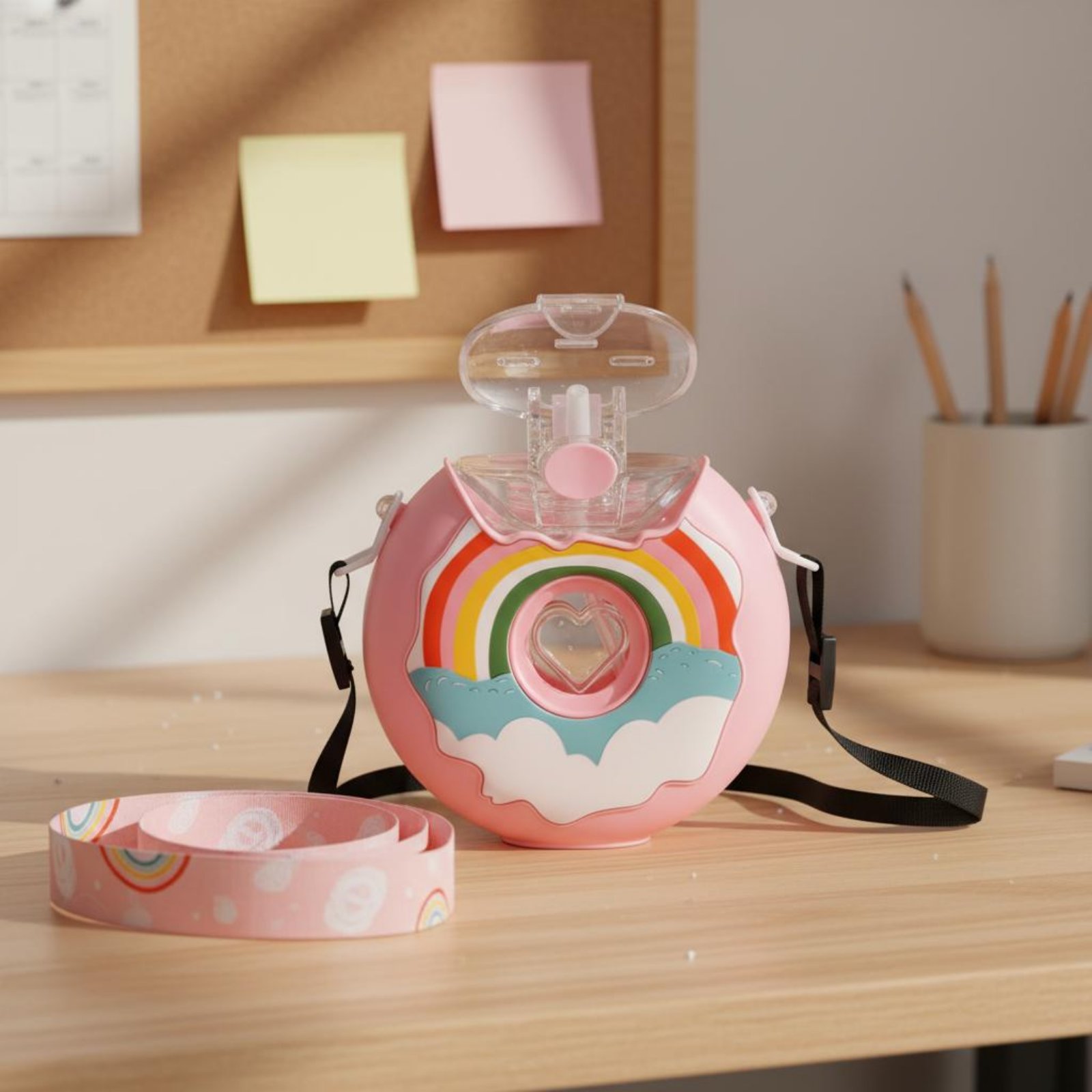 Donut Şeklinde Sızdırmaz Su Şi - Reusable Bottle incelemesi ve fiyatı